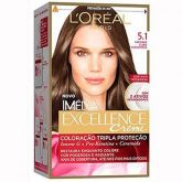 Tint. Imédia Excellence Creme 5.1 Castanho Claro Acinzentado