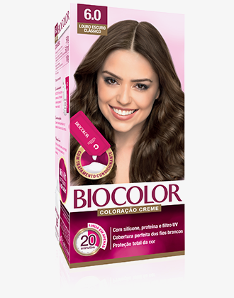 Tint. Biocolor Mini kit 6.0 louro Escuro Clássico