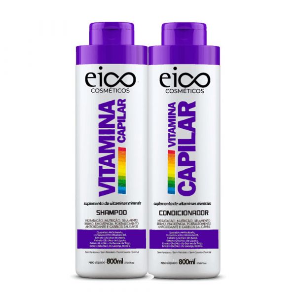 Eico Vitamina Capilar Kit (Sh.+Cond.) 800ml