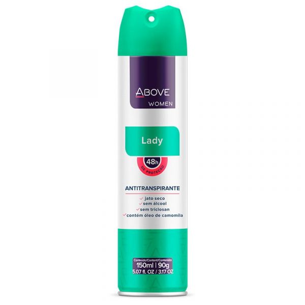 Above Desodorante Aerosol Lady 150ml