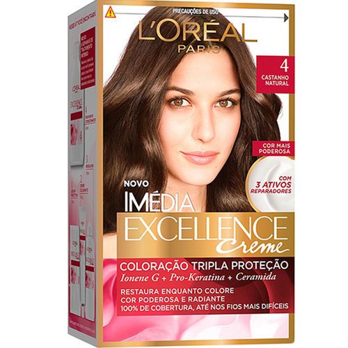 Tint. Imédia Excellence Creme 4.0 Castanho Natural