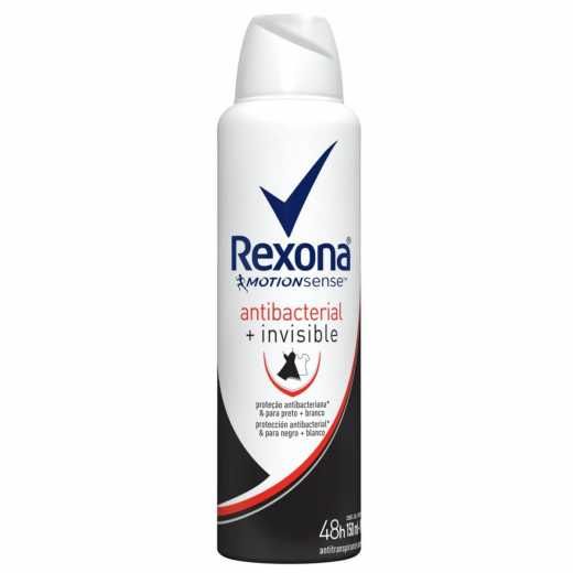 Antitranspirante Rexona Aerosol Antibacterial Invisible 150ml