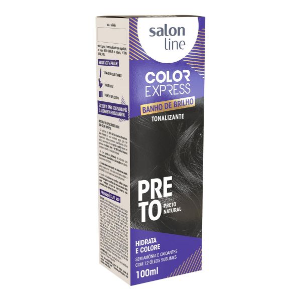 Tonalizante Color Express Preto Natural Salon Line 100ml