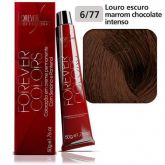 Tint. Forever Colors 6/77 louro Escuro Marrom Chocolate Intenso