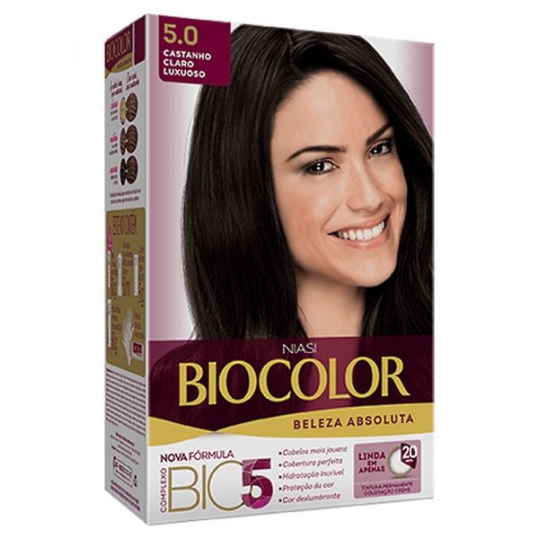 Tint. Biocolor 5.0 Castanho Claro Luxuoso