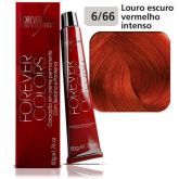 Tint. Forever Colors  6/66 Louro Escuro Vermelho Intenso