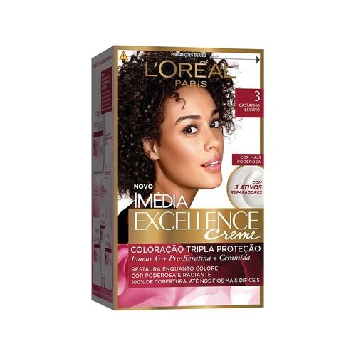 Tint. Imédia Excellence Creme 3.0 Castanho Escuro