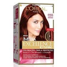 Tint. Imédia Excellence Creme 4466 Vermelho Profundo