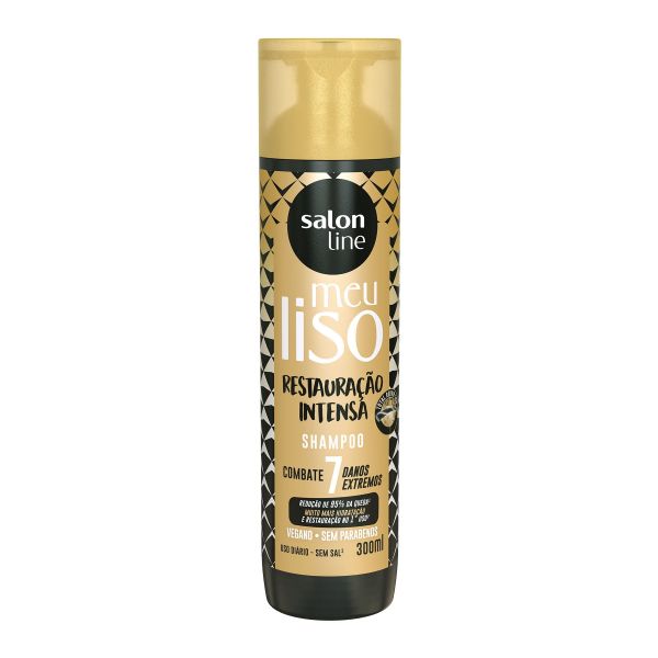 Shampoo Meu Liso Restauração Intensa 300ml - Salon Line