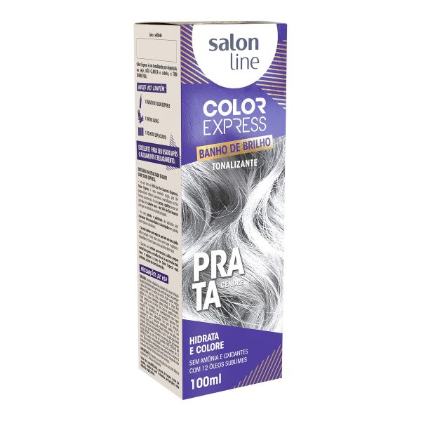 Tonalizante Color Express Prata Cendre Salon Line 100ml